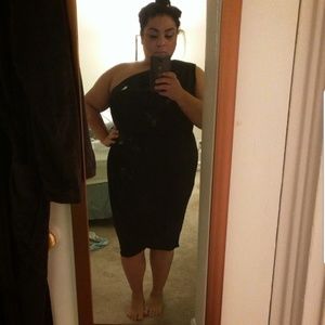 Asos curve sz 20 asymmetrical dress